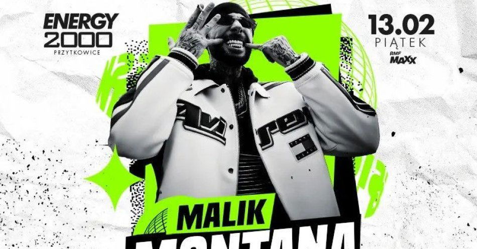 zdjęcie: Malik Montana w Energy 2000 Przytkowice / kupbilecik24.pl / Malik Montana w Energy 2000 Przytkowice