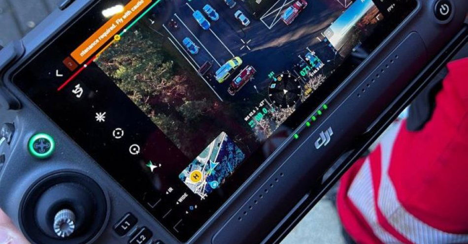 zdjęcie: Policyjny śmigłowiec i WOT w poszukiwaniach zaginionego Gabriela / fot. KPP Żary