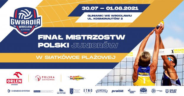 32 pary zawalczą o miano najlepszej w Polsce. Finał Mistrzostw Polski Juniorów w siatkówce plażowej we Wrocławiu!