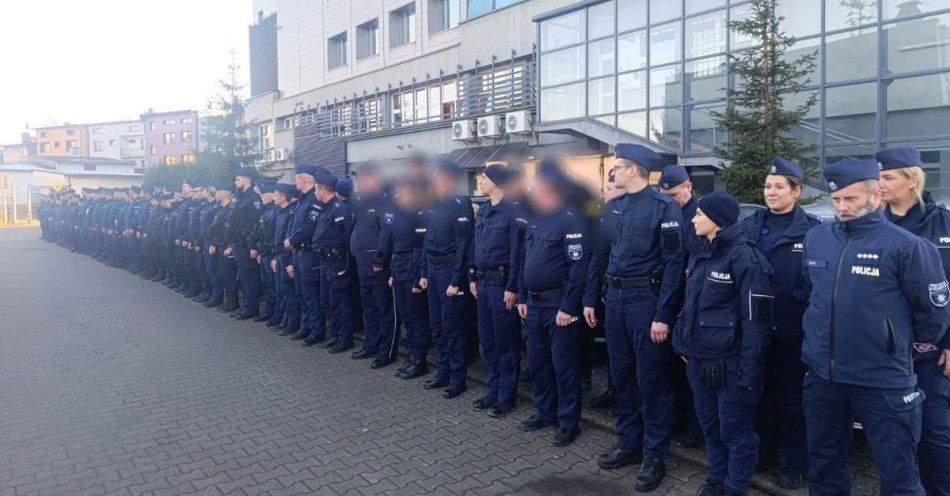 zdjęcie: Alarm ćwiczebny w Komendzie Policji w Nowym Targu / fot. KMP w Nowym Targu