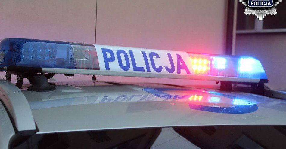 zdjęcie: Skradzione Audi odnalezione w Jordanowie cztery osoby zatrzymane / fot. KMP w Suchej Beskidzkiej