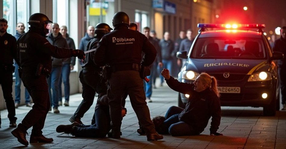 zdjęcie: Mężczyzna z nożem zaatakował w Grójcu obezwładniony przez policję / TM/ przykładowa ilustracja