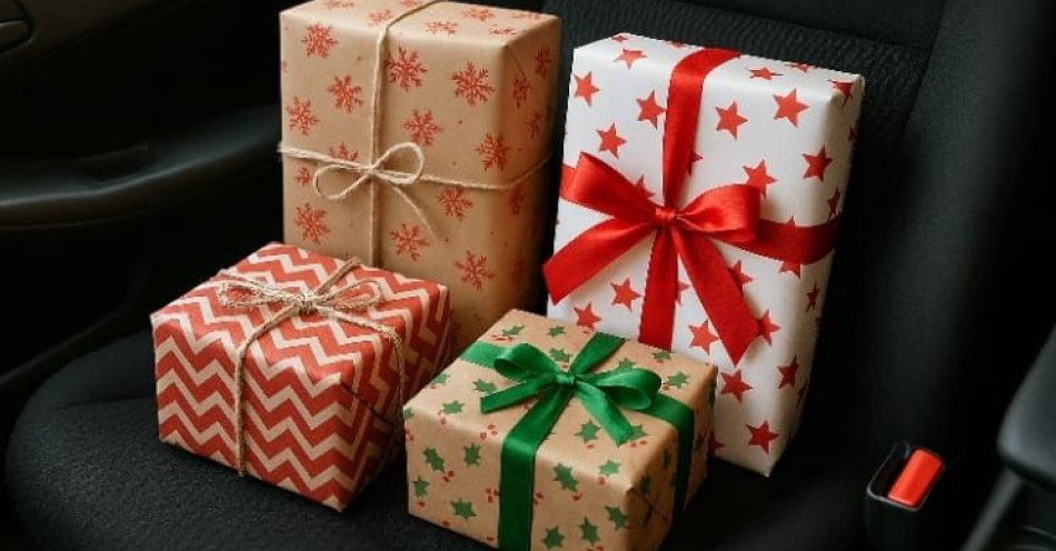 zdjęcie: Prezenty skradzione z niezabezpieczonego auta w Zielonej Górze / fot. KMP Zielona Góra
