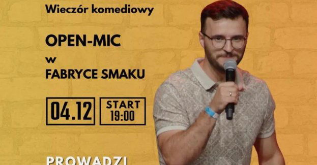 Open-mic w Fabryce Smaku Prowadzi: Maciej Ambicki