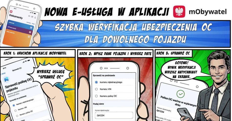 zdjęcie: Sprawdź OC w mObywatelu - usługa, po którą chętnie sięgają użytkownicy / fot/newseria