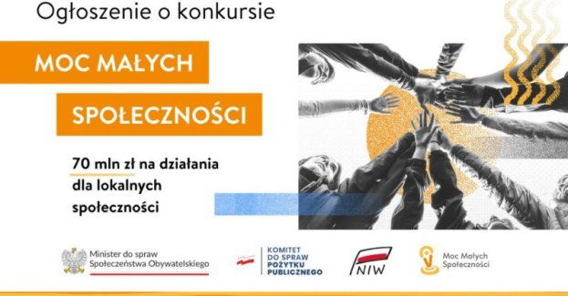 Organizacjo dostrzeż swoją szansę - ogłoszono nabór wniosków do programu Moc Małych Społeczności