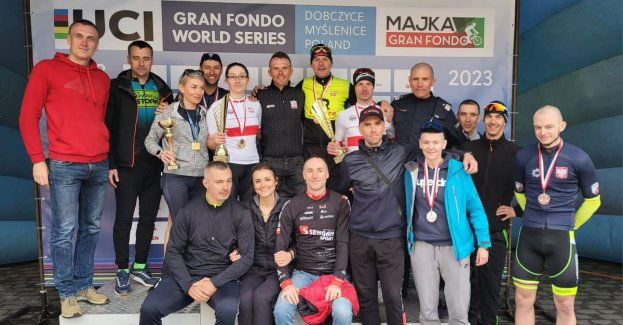 III miejsca w wyścigach Majka Gran Fondo 2023 dla buskiego policjanta