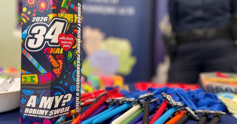 zdjęcie: Policjanci aktywnie na 34. Finale WOŚP w Poddębicach / fot. KPP w Poddębicach