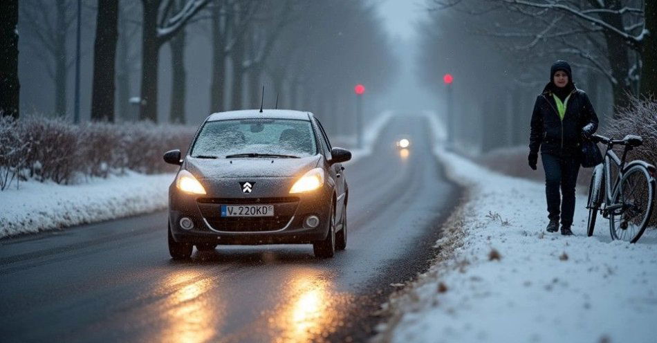 zdjęcie: Ślisko na drogach. Policja apeluje o ostrożność / TM/ przykładowa ilustracja