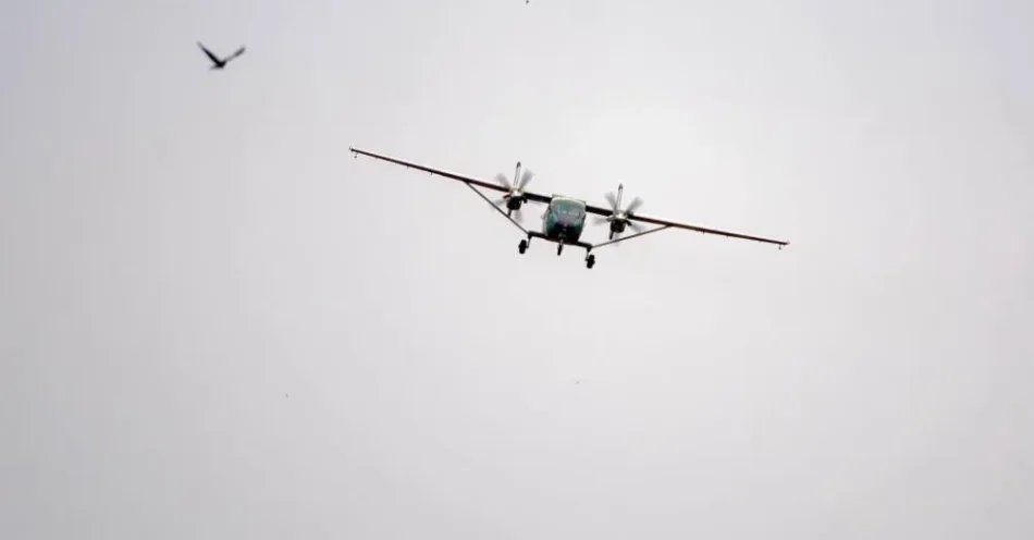 zdjęcie: DORSZ: polski samolot patrolowo-rozpoznawczy wsparł kontrolę tankowca z rosyjskiej „floty cieni” / Piotrków Trybunalski, 06.07.2019. M28 Bryza z 8 Bazy Lotnictwa Transportowego w Krakowie podczas pikniku lotniczego FLY FEST na lotnisku w Piotrkowie Trybunalskim, 6 bm. (gm/dw) PAP/Grzegorz Michałowski