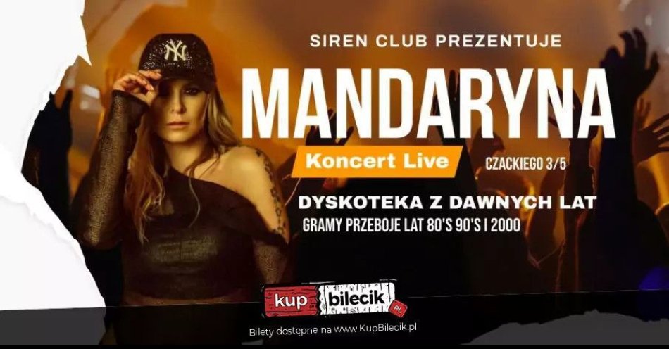 zdjęcie: Mandaryna w klubie Beyond / kupbilecik24.pl / MANDARYNA W KLUBIE BEYOND