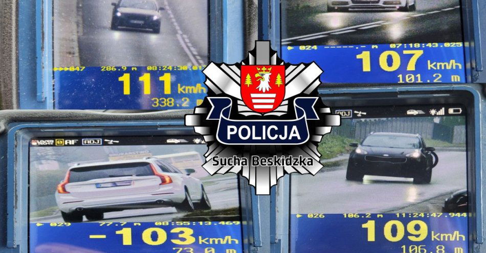 zdjęcie: 13 praw jazdy zatrzymanych w powiecie suskim po kontrolach / fot. KMP w Suchej Beskidzkiej