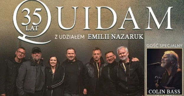 Trasa jubileuszowa - 35 lat Quidam z udziałem Emilii Nazaruk. Gość specjalny Colin Bass (Camel)