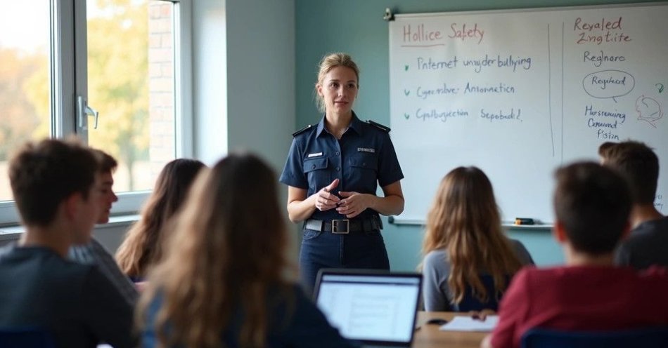 zdjęcie: Policjantka z Pruszkowa uczy uczniów jak walczyć z hejtem / TM/ przykładowa ilustracja