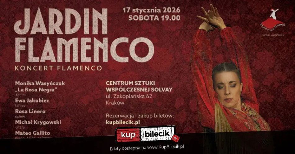zdjęcie: JARDÍN FLAMENCO: koncert flamenco w Krakowie / kupbilecik24.pl / JARDÍN FLAMENCO: koncert flamenco w Krakowie