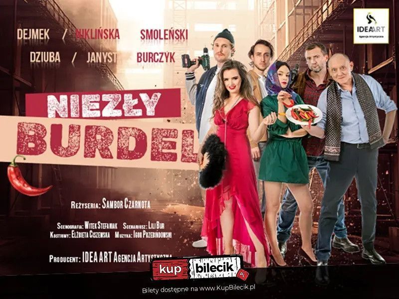 zdjęcie: Niezły Burdel- komedia, w której śmiech miesza się z refleksją, a każdy widz znajdzie tu kawałek... siebie! / kupbilecik24.pl /