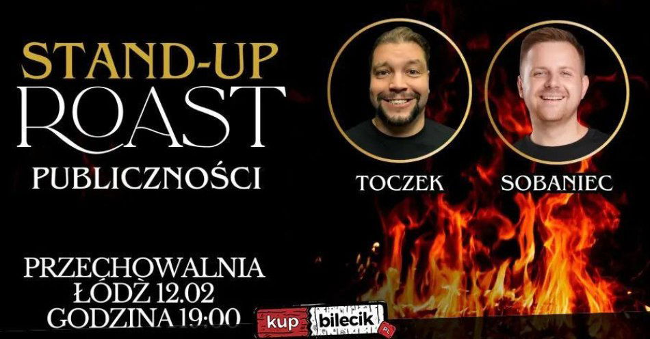 zdjęcie: Roast Publiczności z Adamem Sobańcem / kupbilecik24.pl / ROAST PUBLICZNOŚCI Z ADAMEM SOBAŃCEM