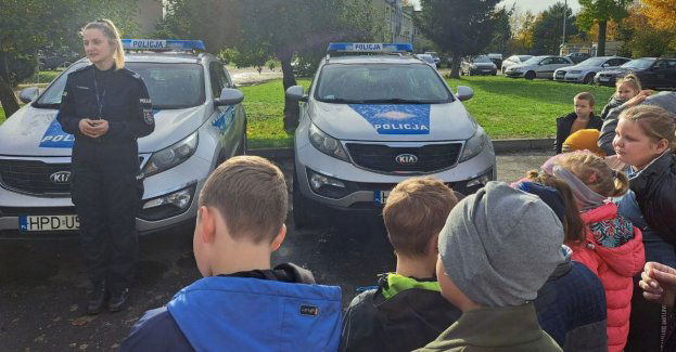 Niecodzienni goście w parczewskiej komendzie