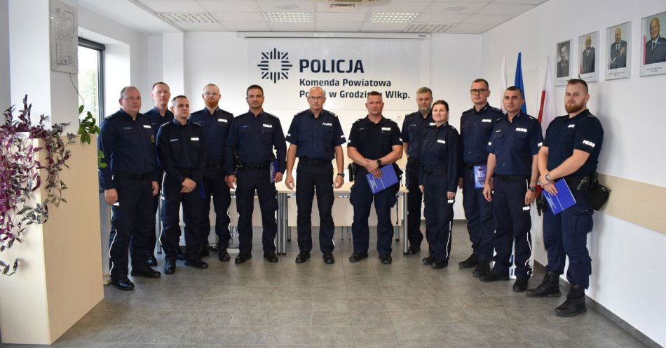zdjęcie: Awans i promesy w Komendzie Policji w Grodzisku Wielkopolskim / fot. KPP Grodzisk Wielkopolski