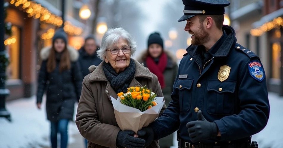 zdjęcie: Policja życzy bezpieczeństwa seniorom w Wyszkowie / TM/ przykładowa ilustracja