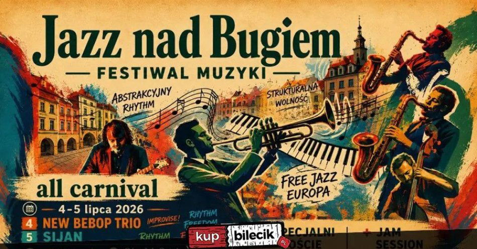 zdjęcie: Festiwal Jazz nad Bugiem / 4-5 lipca 2026 / kupbilecik24.pl / Festiwal Jazz nad Bugiem / 4-5 lipca 2026