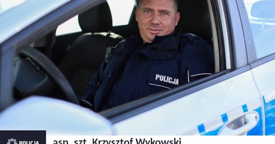 zdjęcie: Superdzielnicowy 2026 asp. szt. Krzysztof Wykowski z Gdyni / fot. KMP w Gdyni