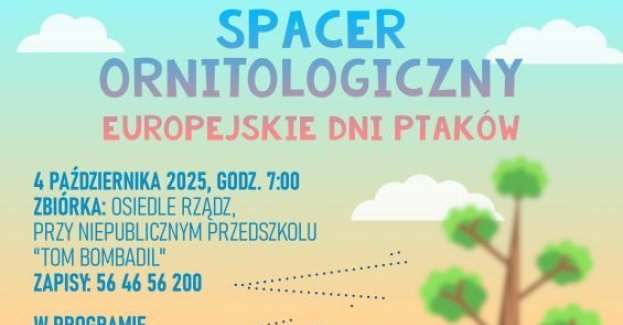 Spacer Ornitologiczny już w ten weekend