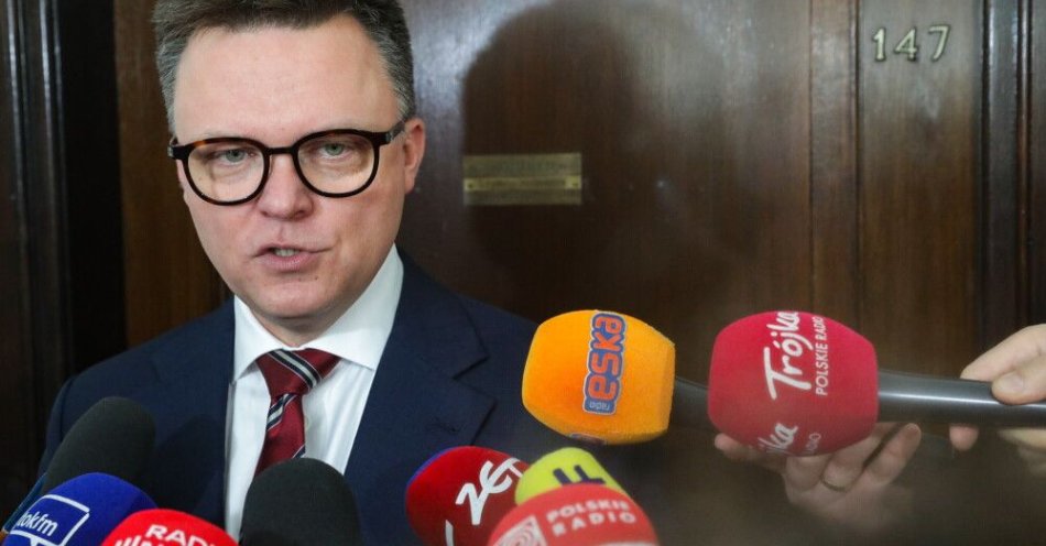 zdjęcie: Hołownia proponuje obu kandydatkom na szefową Polski2050, by współprzewodniczyły partii / Warszawa, 22.01.2026. Poseł Polski 2050 Szymon Hołownia podczas wypowiedzi dla mediów w Sejmie, 22 bm. (aldg) PAP/Tomasz Gzell