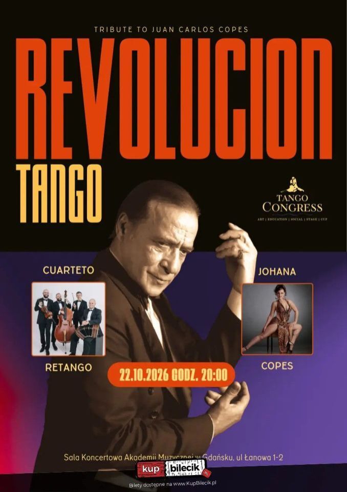 zdjęcie: Tribute do Juan Carlos Copes - Kongres Tanga 2026 / kupbilecik24.pl / Tribute do Juan Carlos Copes - Kongres Tanga 2026