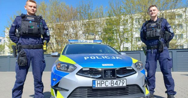 Policjanci z Rubinkowa pomogli rodzącej kobiecie dotrzeć do szpitala