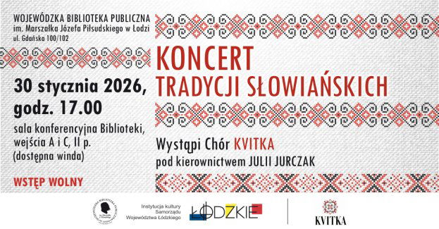 Koncert tradycji słowiańskich w WBP w Łodzi