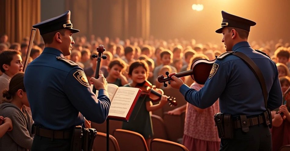 zdjęcie: Bożonarodzeniowy koncert policji i akcja dla dzieci z Porszewic / TM/ przykładowa ilustracja