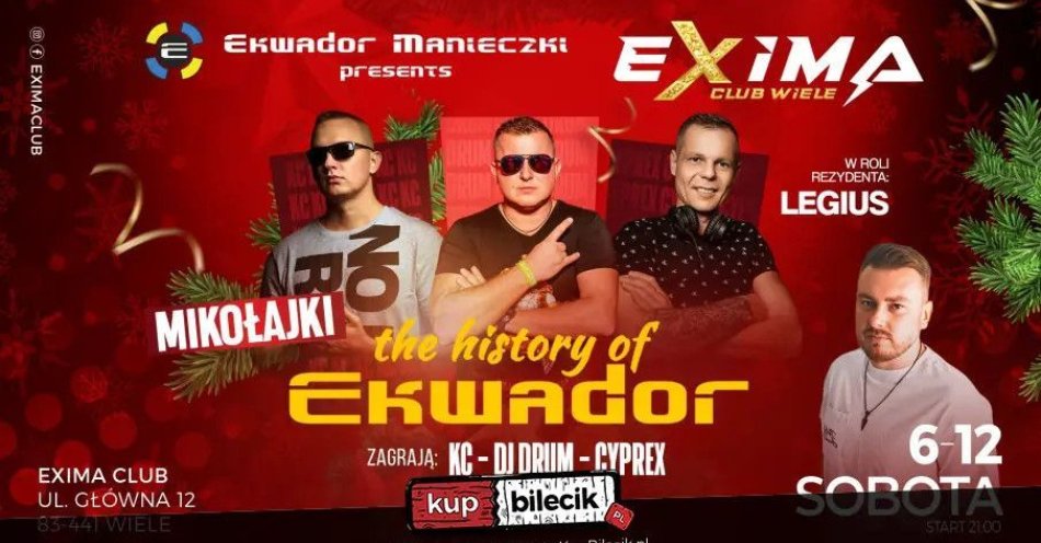 zdjęcie: Legendarny Ekwador Manieczki łączy siły z Exima Club Wiele! / kupbilecik24.pl / Legendarny Ekwador Manieczki łączy siły z Exima Club Wiele!