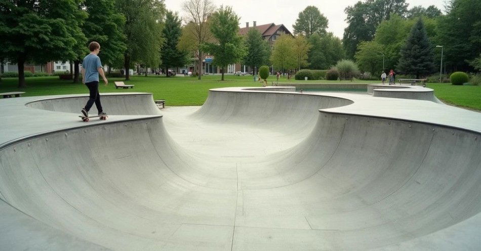 zdjęcie: Malbork: skatepark i pumptrack przy Kwiatkowskiego. Rondo na Osiedlu Południe / Widok pumptracka - zdjęcie poglądowe /TMAI