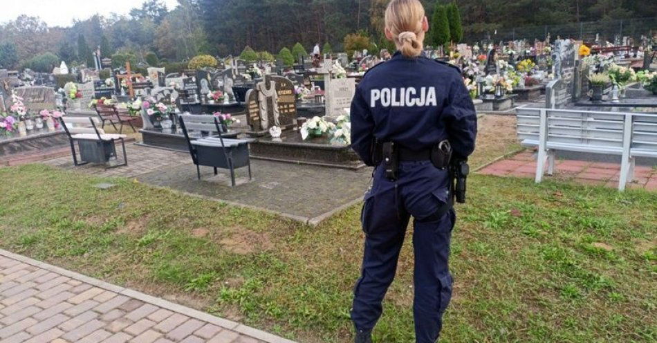 zdjęcie: Znicz 2025. Policja apeluje o bezpieczeństwo na cmentarzach / fot. KPP w Polkowicach