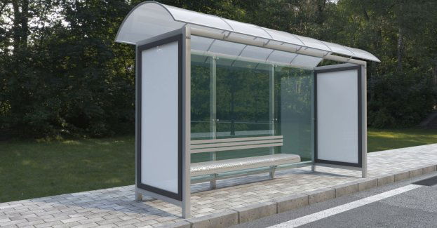 Zniszczył przystanek autobusowy