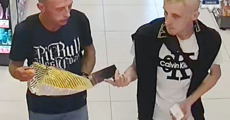 zdjęcie: Kradzież w drogerii na Sikorskiego. Policja publikuje nagrania / fot. KPP w Zawierciu