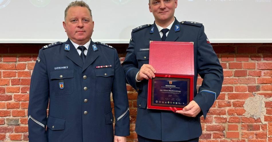 zdjęcie: Dzielnicowy z Andrespolu w gronie najlepszych funkcjonariuszy / fot. KPP łódzkiego wschodniego