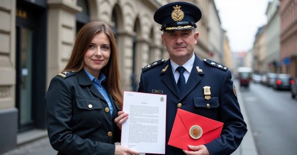 zdjęcie: Podziękowania dla dzielnicowej z Bałut / TM/ przykładowa ilustracja