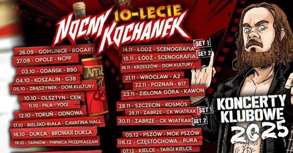 zdjęcie: 10-lecie Nocny Kochanek / kupbilecik24.pl / 10-lecie | Nocny Kochanek