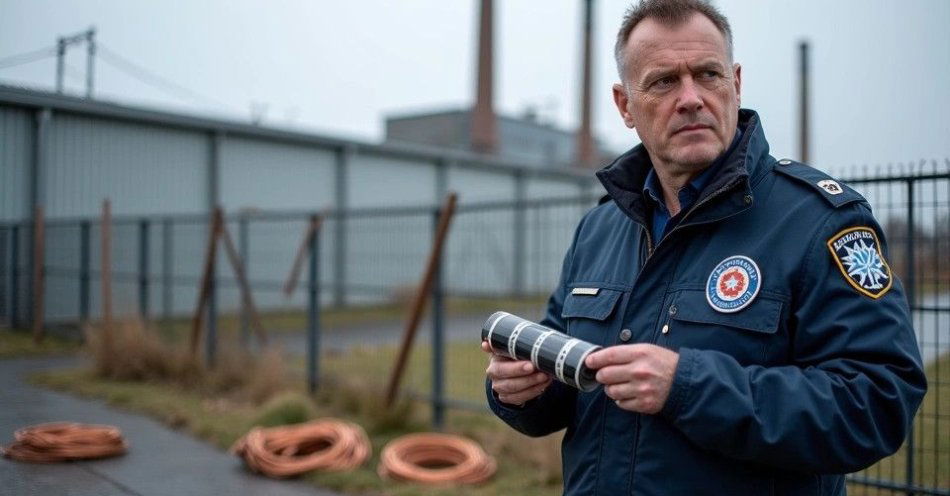 zdjęcie: Złodziej miedzianego kabla zatrzymany w Lubinie / TM/ przykładowa ilustracja