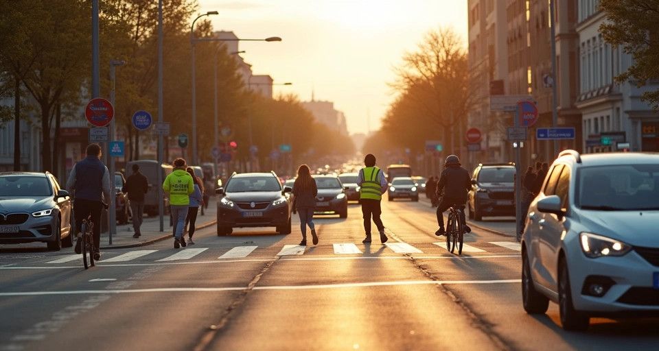 zdjęcie: Nieprawidłowe parkowanie zagraża pieszym i płynności ruchu / TM/ przykładowa ilustracja