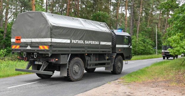 Niewybuch na plaży w Łukęcinie, w poniedziałek zneutralizują go saperzy
