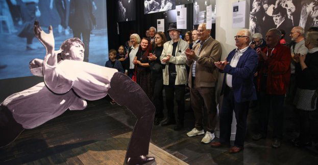 Portret sceniczny Jerzego Treli na wystawie muzeum Narodowego Starego Teatru w Krakowie