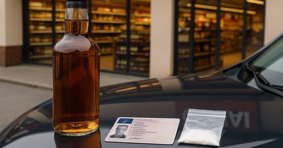 zdjęcie: Zatrzymany po kradzieży alkoholu w Szczawnicy miał narkotyki / fot. KMP w Nowym Targu