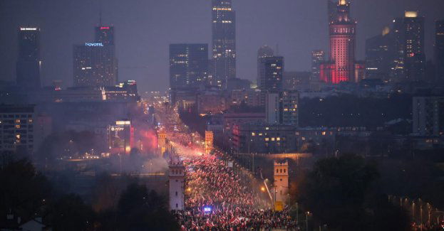 Oceniamy, że w Marszu Niepodległości bierze udział ok. 40 tys. uczestników
