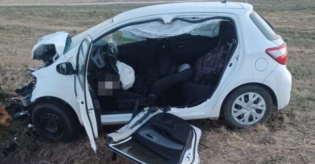 Po zderzeniu z sarną uderzył w drzewo