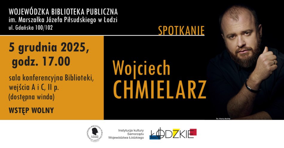 zdjęcie: Spotkanie autorskie z Wojciechem Chmielarzem / fot. nadesłane