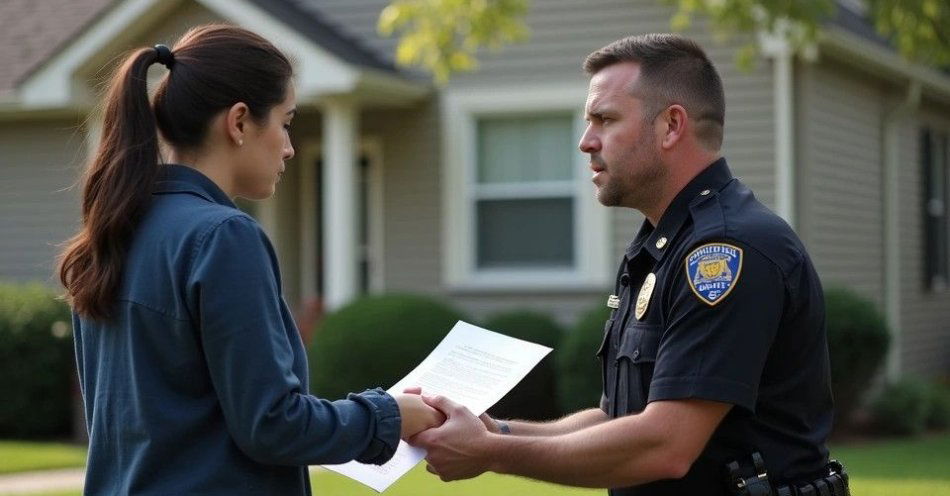 zdjęcie: Nakaz opuszczenia mieszkania wobec sprawcy przemocy w Ostrzeszowie / TM/ przykładowa ilustracja