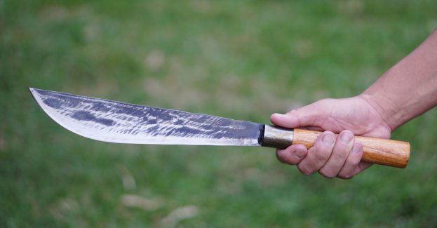 Agresywny mężczyzna z maczetą był Polakiem